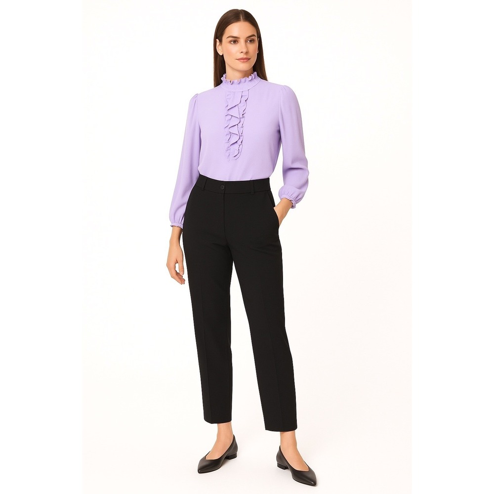 Ann Taylor Loft Curvy Slim Black Dress Pants 12 Career Office  Academia‎ 88-87